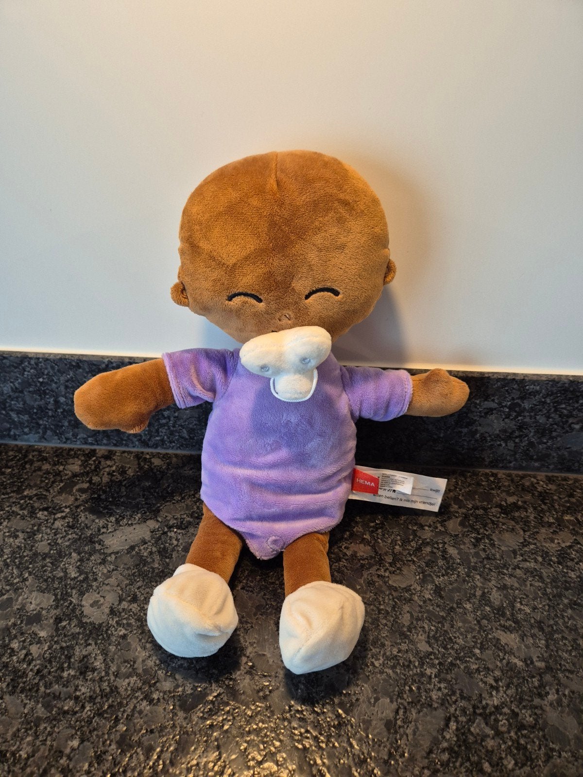 HEMA  - Knuffelpop donkerbruin, Ophalen of Verzenden, Overige typen