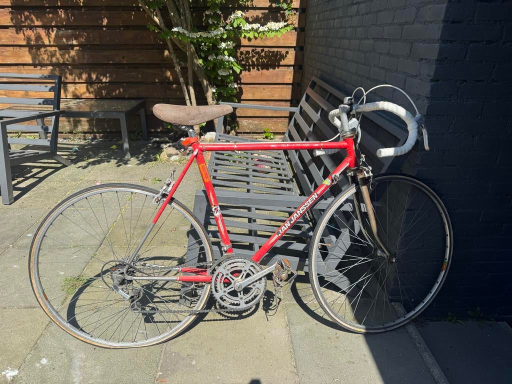 Vintage Jan Janssen racefiets 79-40995 - Klassieke racefiets, Gebruikt, Staal, 53 tot 57 cm, Ophalen