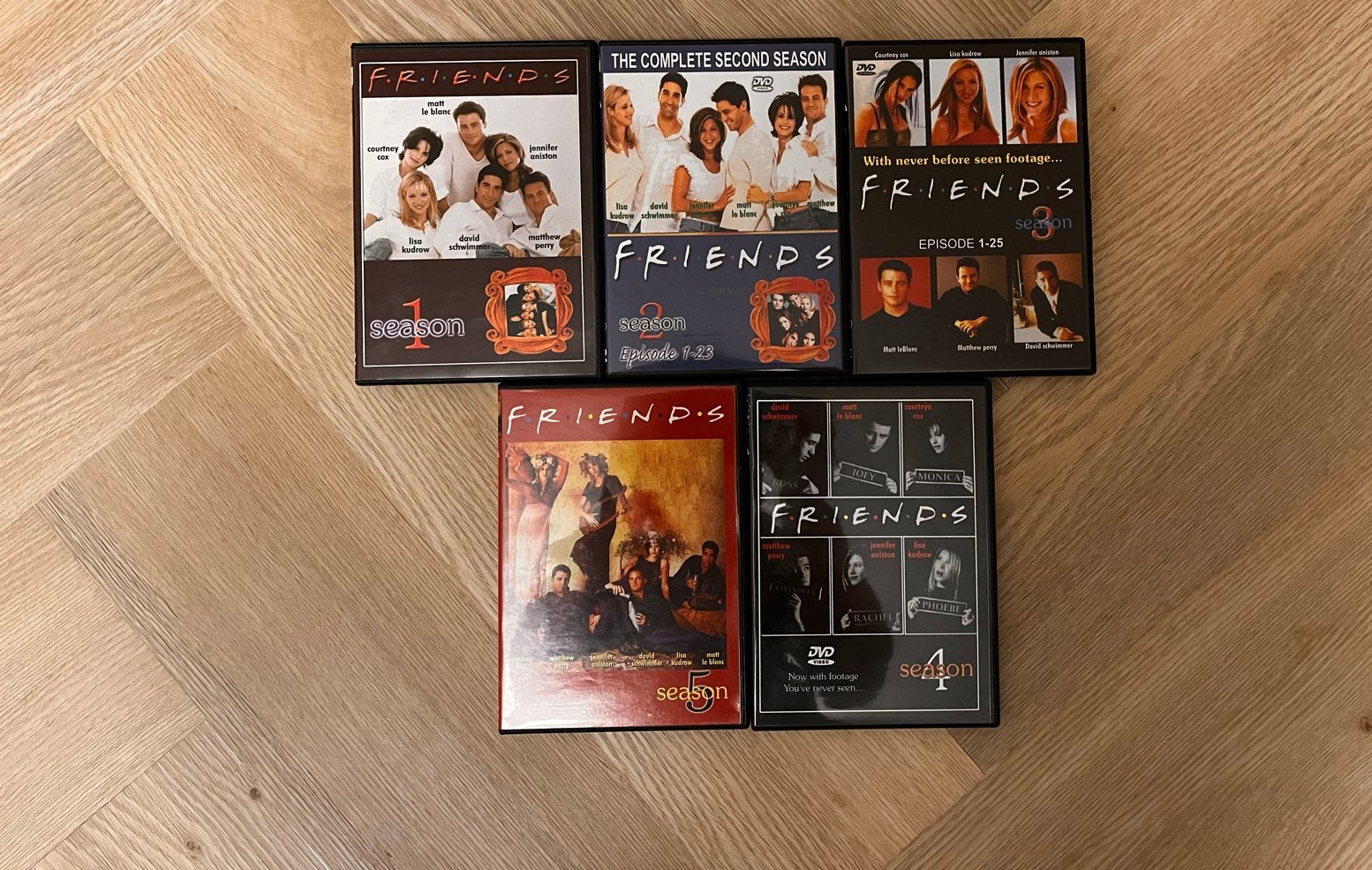 Friends Complete Boxset Seizoen 1-5 DVD - Klassieke Komedie, Cd's en Dvd's, Dvd's | Tv en Series, Engels, Alle leeftijden, Ophalen of Verzenden