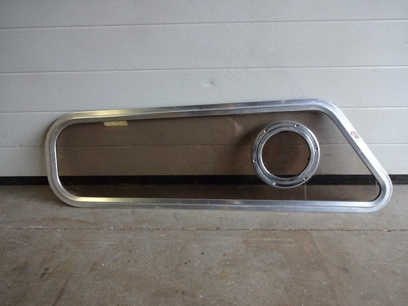Raam in aluminium (109x35) met een Vetus patrijspoort, Watersport en Boten, Ophalen, Gebruikt, Overige typen