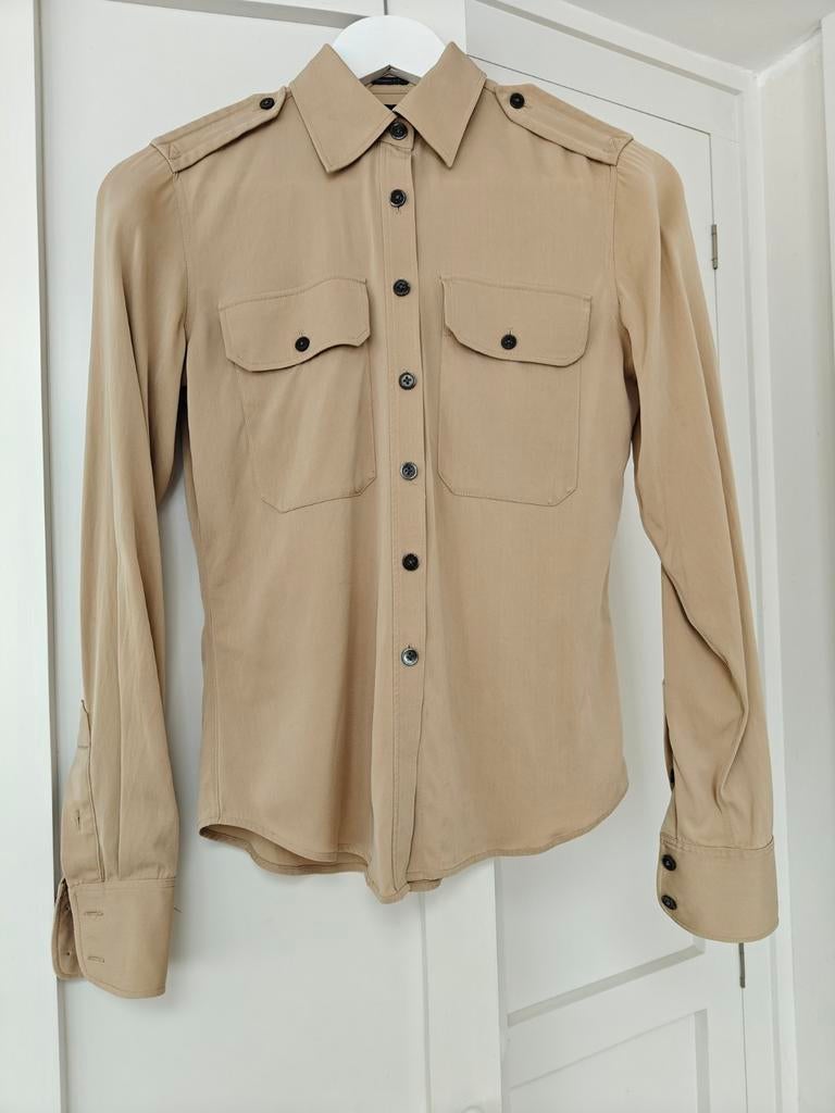 Ralph Lauren blouse S, Ophalen of Verzenden, Zo goed als nieuw, Maat 38/40 (M), Groen