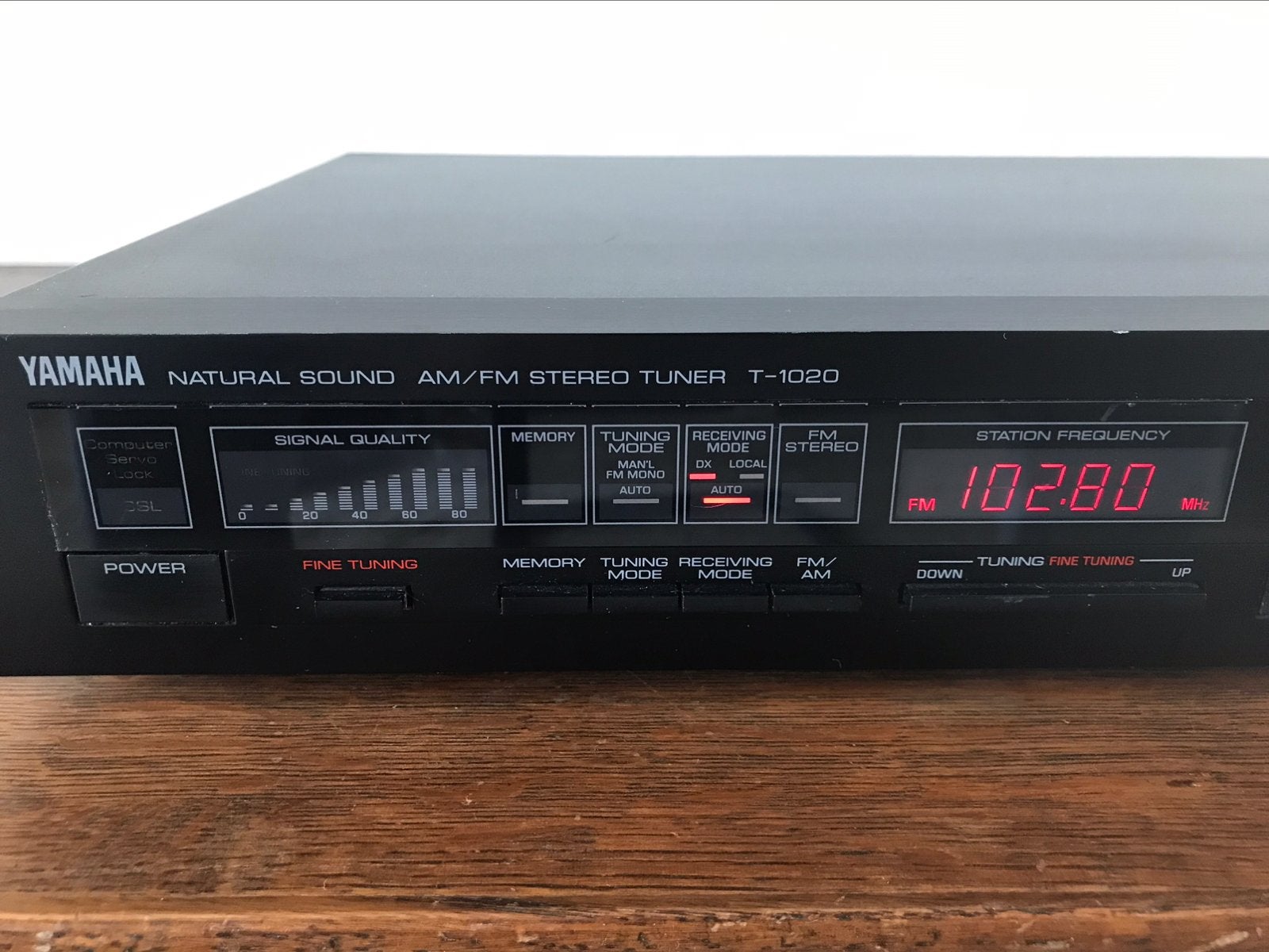 Yamaha hifi stereo radio tuner 86 87 T - 1020 vintage, Ophalen of Verzenden