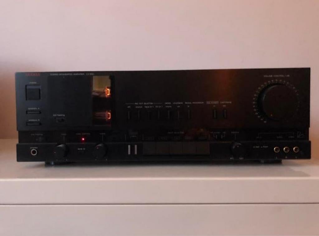 Luxman LV-103 buizenversterker met Mordaunt Short zuilen, Ophalen, Versterker