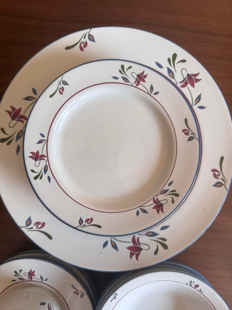 Compleet Copenhagen servies voor 4 personen, Antiek en Kunst, Ophalen of Verzenden