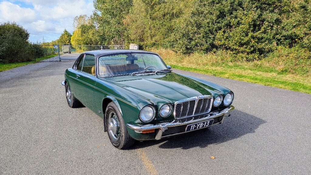 Jaguar XJC Coupé | 4.2 AUT 1977 Groen | 20+ jaar historie, Auto's, Automaat, Achterwielaandrijving, Beige, 6 cilinders