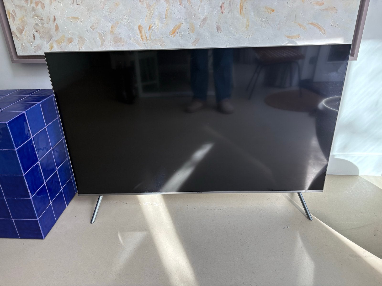 Samsung QE49Q6F (2018) – 49 inch 44K QLED Smart TV – 60Hz, QLED, 50 Hz, Ophalen of Verzenden, Zo goed als nieuw