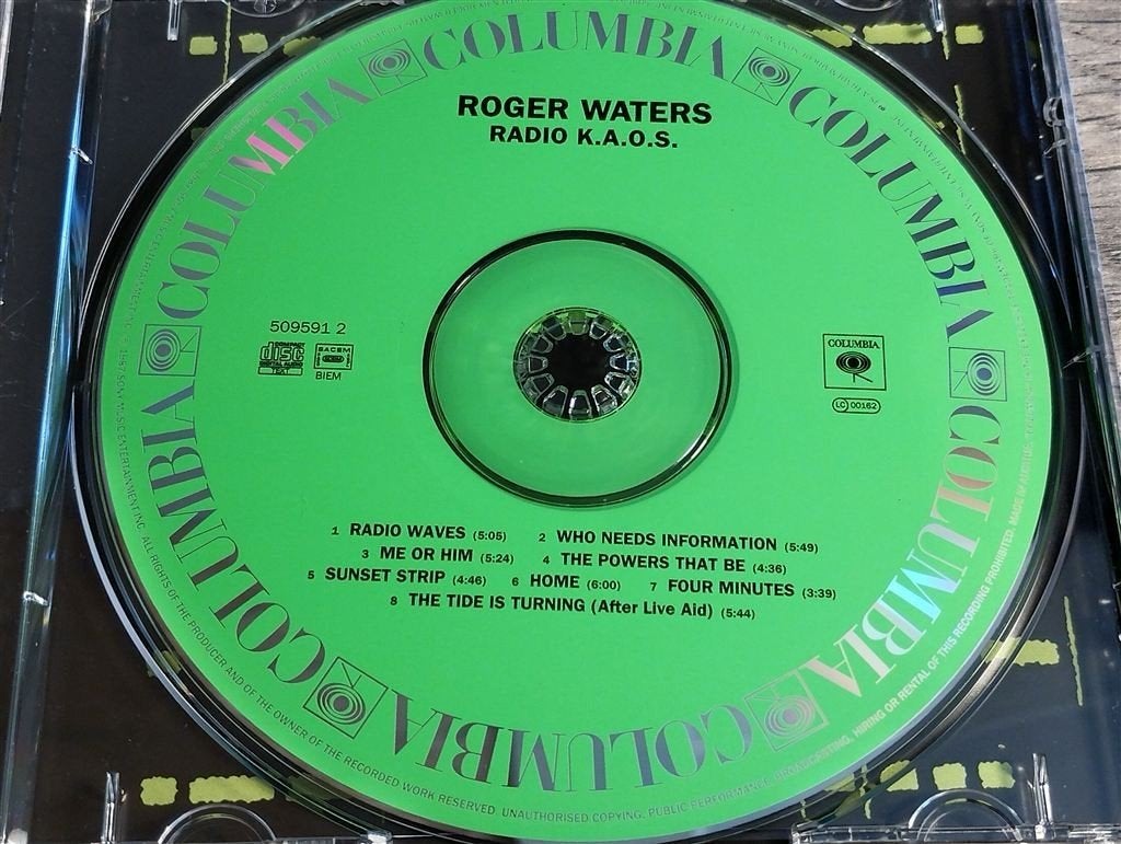 Roger Waters ‎– Radio K.A.O.S., Ophalen of Verzenden, Zo goed als nieuw, Poprock