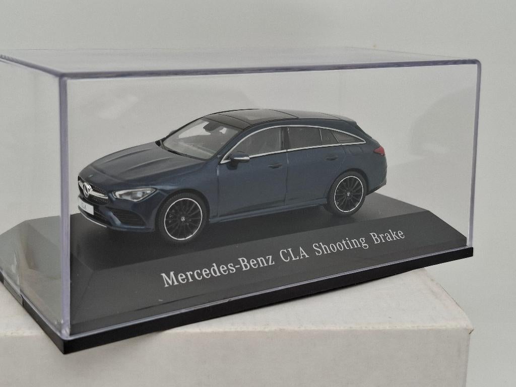 Mercedes Benz CLA Shooting Break "Denim Bue" - Minimax 1/43, Verzenden, Zo goed als nieuw, Auto, Overige merken