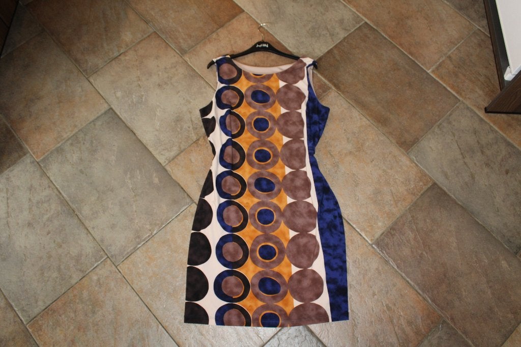 Joseph Ribkoff prachtig chique jersey getailleerde jurk 44, Meerkleurig, ., Maat 42/44 (L), Joseph Ribkoff