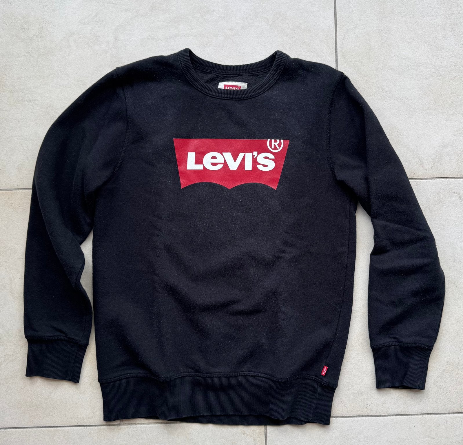 ZGAN zwarte Levi's trui sweater maat L 152 158  12 13 jaar, Trui of Vest, Ophalen of Verzenden, Zo goed als nieuw, Levi's