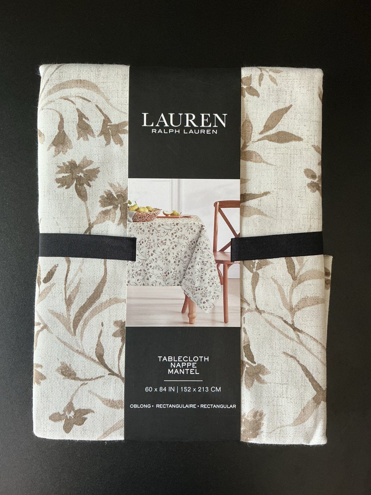 Ralph Lauren Tafelkleed 152 x 213 cm - Nieuw, Huis en Inrichting, Tafelkleden, Verzenden, Nieuw, Katoen, Meerkleurig