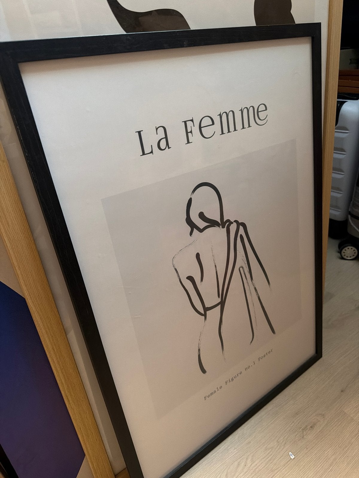La Femme Female Figure no.1 Poster met lijst, Huis en Inrichting, Woonaccessoires | Schilderijen, Tekeningen en Foto's, 50 – 75