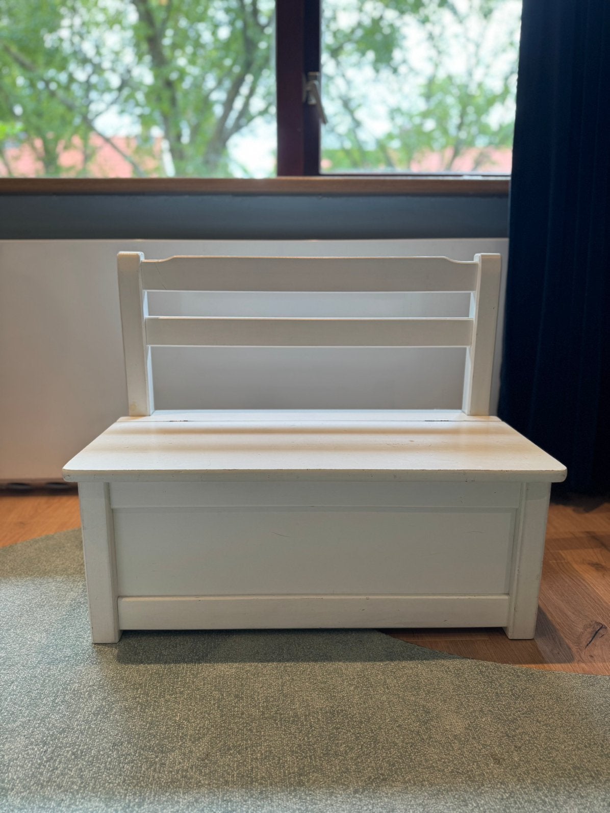 Kinder klapbankje, Huis en Inrichting, Woonaccessoires | Kisten, Ophalen, Zo goed als nieuw, 50 tot 100 cm, Minder dan 50 cm