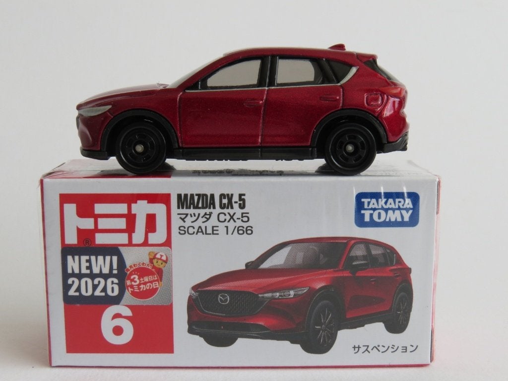 Tomica nr6 Mazda CX-5 1/66 3inch tomy, Ophalen of Verzenden, Nieuw, Auto