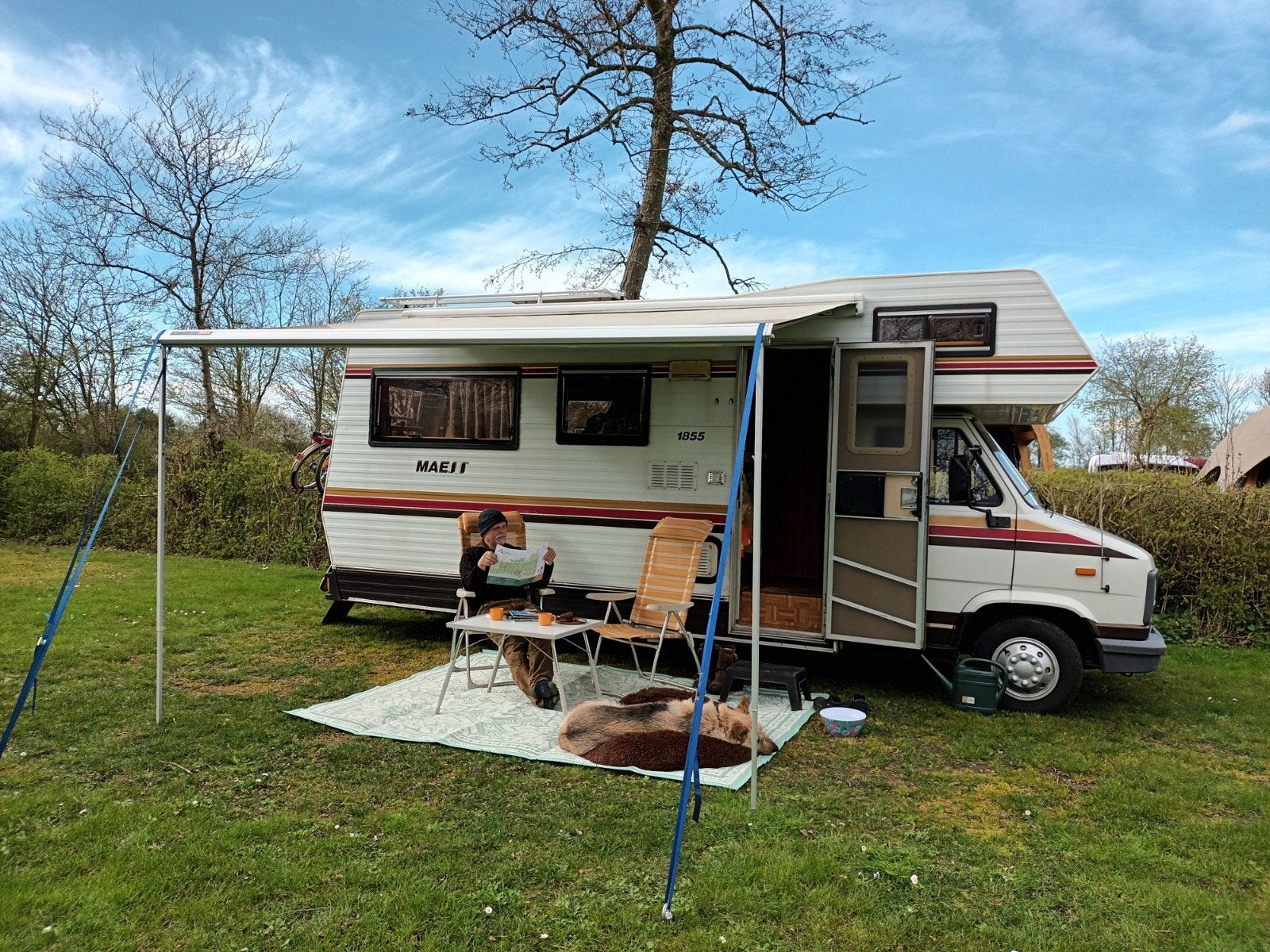 Retro Camper Peugeot J5 met Maess opbouw, Caravans en Kamperen, Overige merken, Chemisch toilet, Alkoof, Koelkast