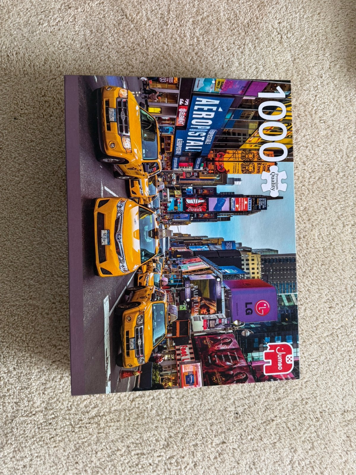 Jumbo puzzel 1000 stuks New York, Ophalen of Verzenden, 500 t/m 1500 stukjes, Zo goed als nieuw, Legpuzzel