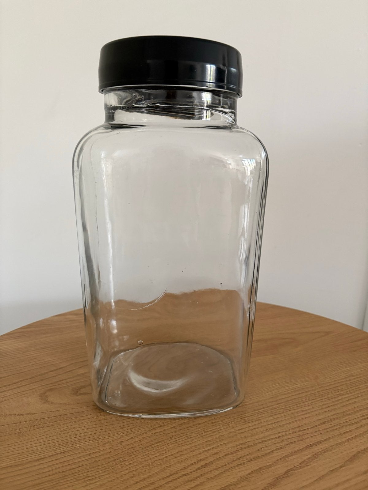 Vintage Tonnema glazen snoeppot/voorraadpot met bakelieten d, Ophalen of Verzenden
