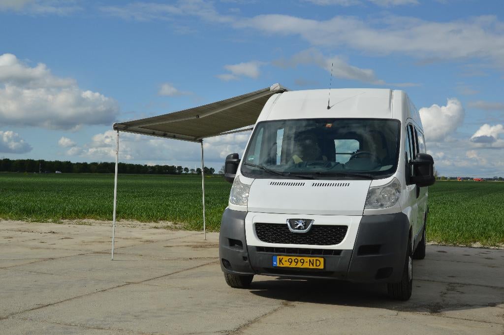 Camperbus - Peugeot Boxer, Chemisch toilet, Buscamper of Camperbus, Luifel, Tot en met 2