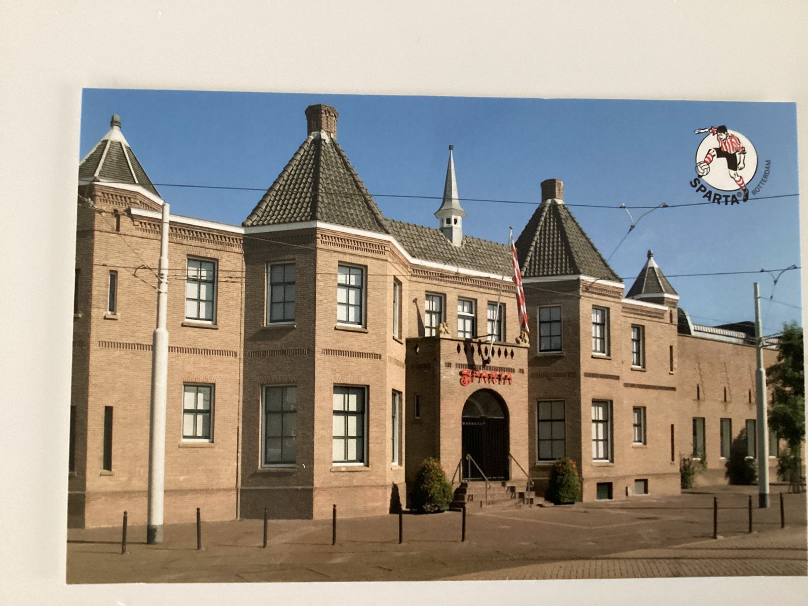Kaart Het Kasteel Sparta, Verzamelen, Sportartikelen en Voetbal, Ophalen of Verzenden, Zo goed als nieuw, Poster, Plaatje of Sticker