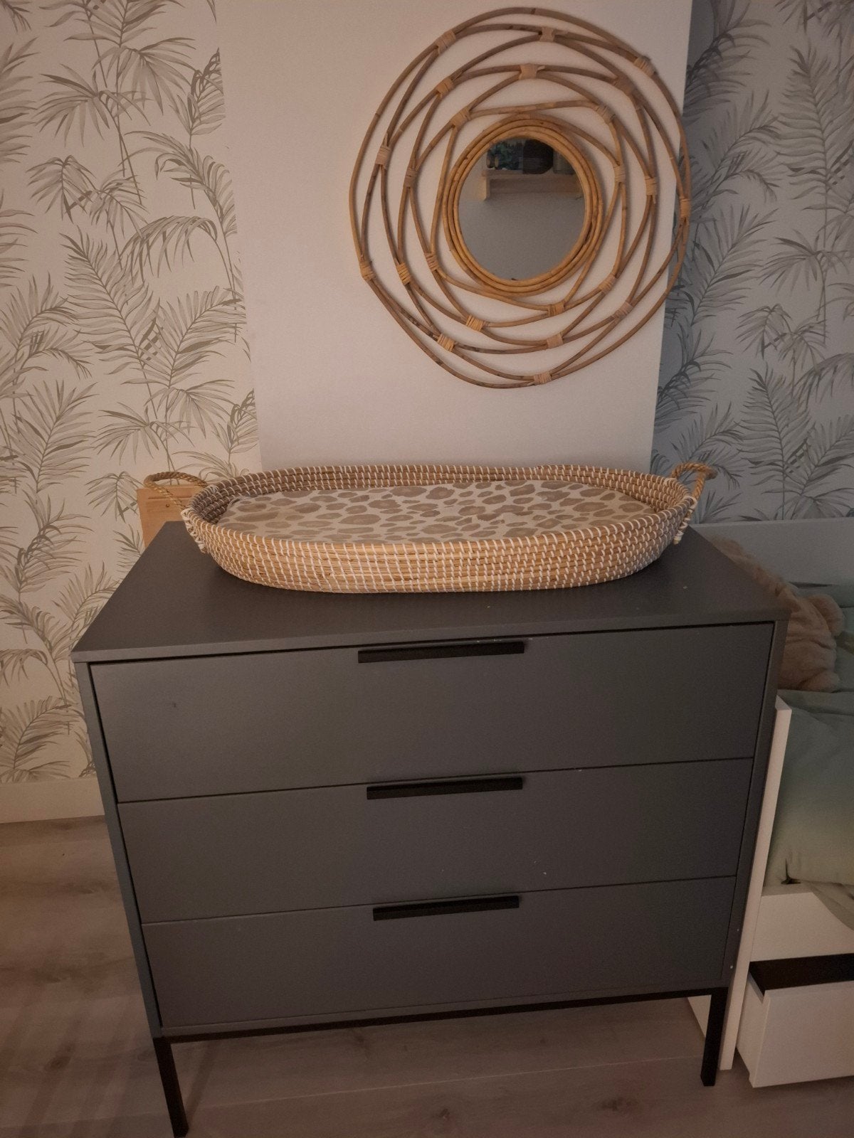 Commode/ladekast met aankleedkussen, Kinderen en Baby's, Ophalen, Gebruikt, 50 tot 70 cm, 75 tot 100 cm