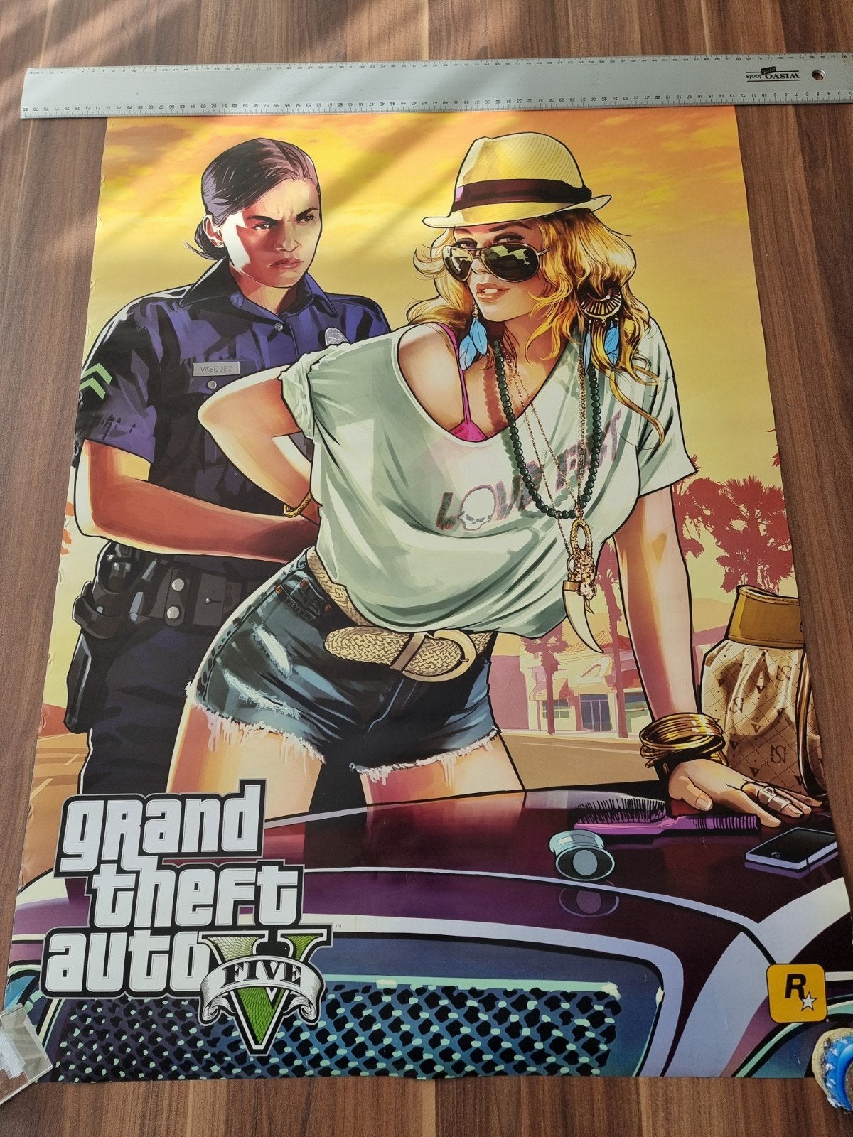 Gta5 & Tony Montana Poosters Te Koop, Verzamelen, Ophalen, Deurposter of groter, Zo goed als nieuw, Film en Tv