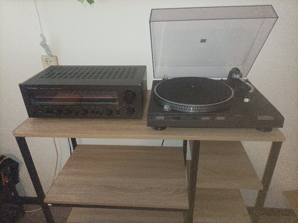 Technics Hifi Set1980: SL-D3 Direct Drive + SA-303 Receiver, Ophalen, Gebruikt, Automatisch, Platenspeler