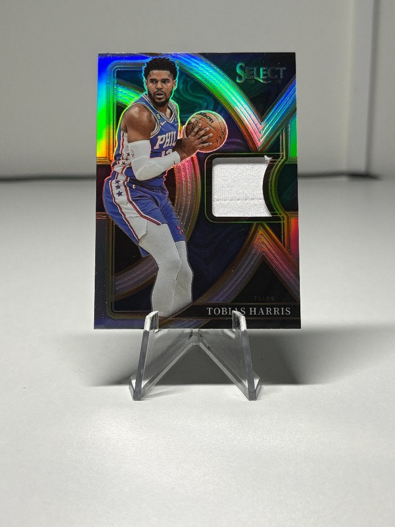 Panini Select NBA Tobias Harris patch kaart Sixers, Ophalen of Verzenden, Zo goed als nieuw, Plaatje