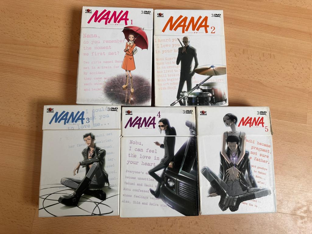 Nana Anime Limited Edition Collector Boxen Compleet Zeldzaam, Cd's en Dvd's, Dvd's | Tekenfilms en Animatie, Vanaf 12 jaar, Ophalen of Verzenden