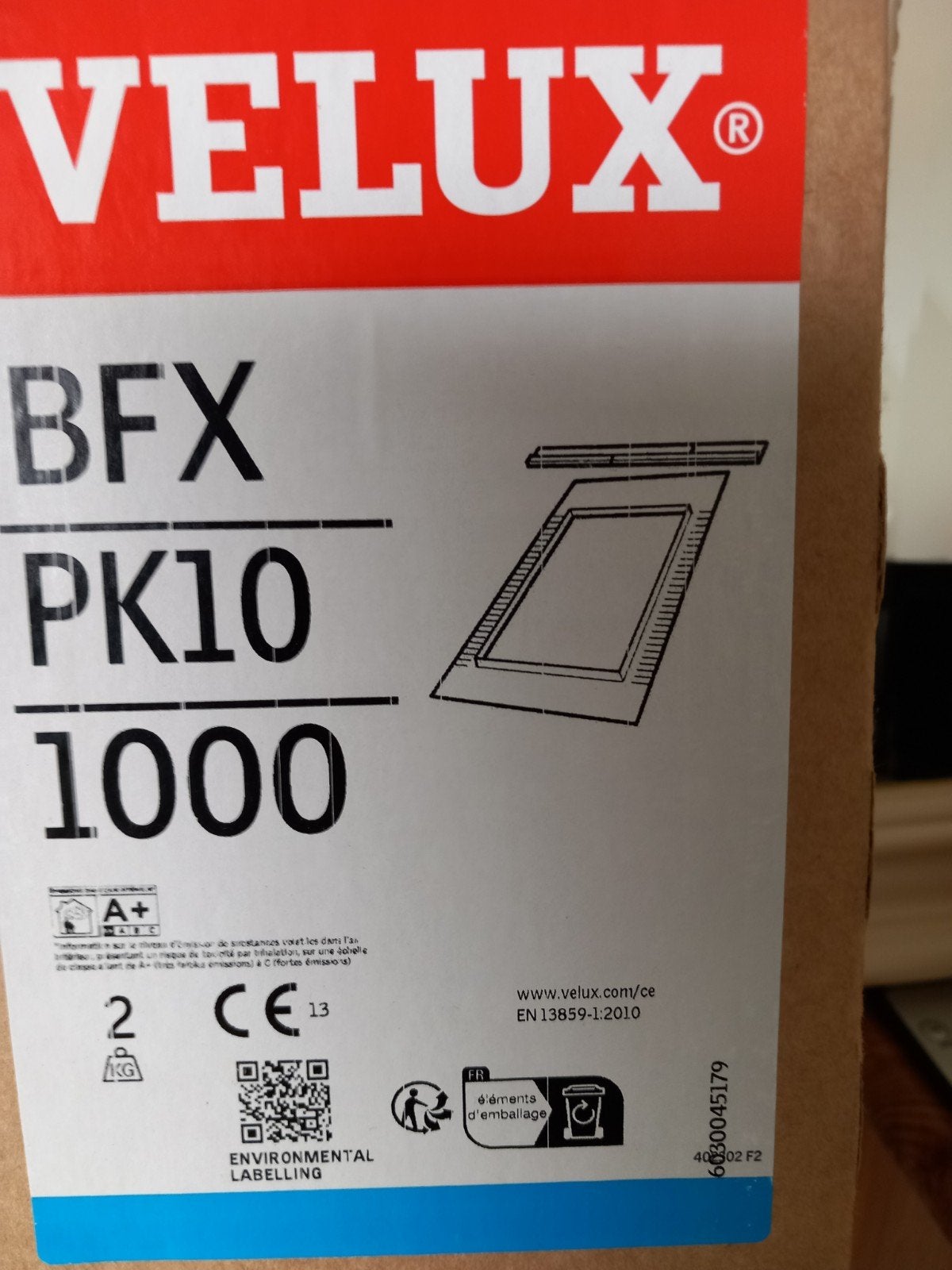 Velux BFX PK10 1000 waterkerend manchet (3 stuks), Doe-het-zelf en Verbouw, Ophalen, Minder dan 80 cm, 120 tot 160 cm, Nieuw