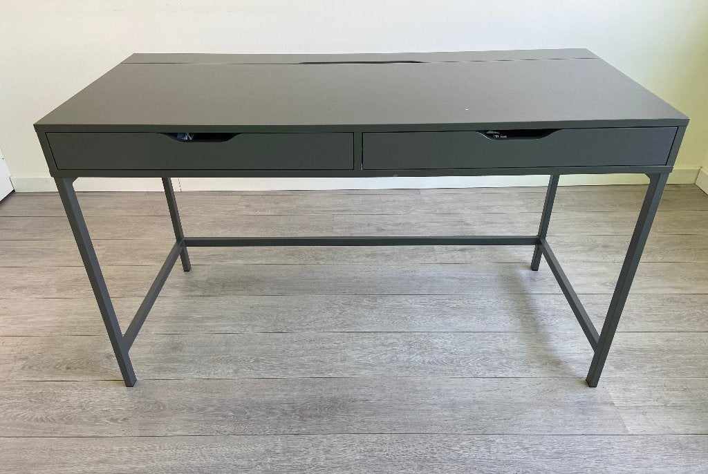 bureau donkergrijs, Ophalen, Overige typen, Gebruikt, 48 cm
