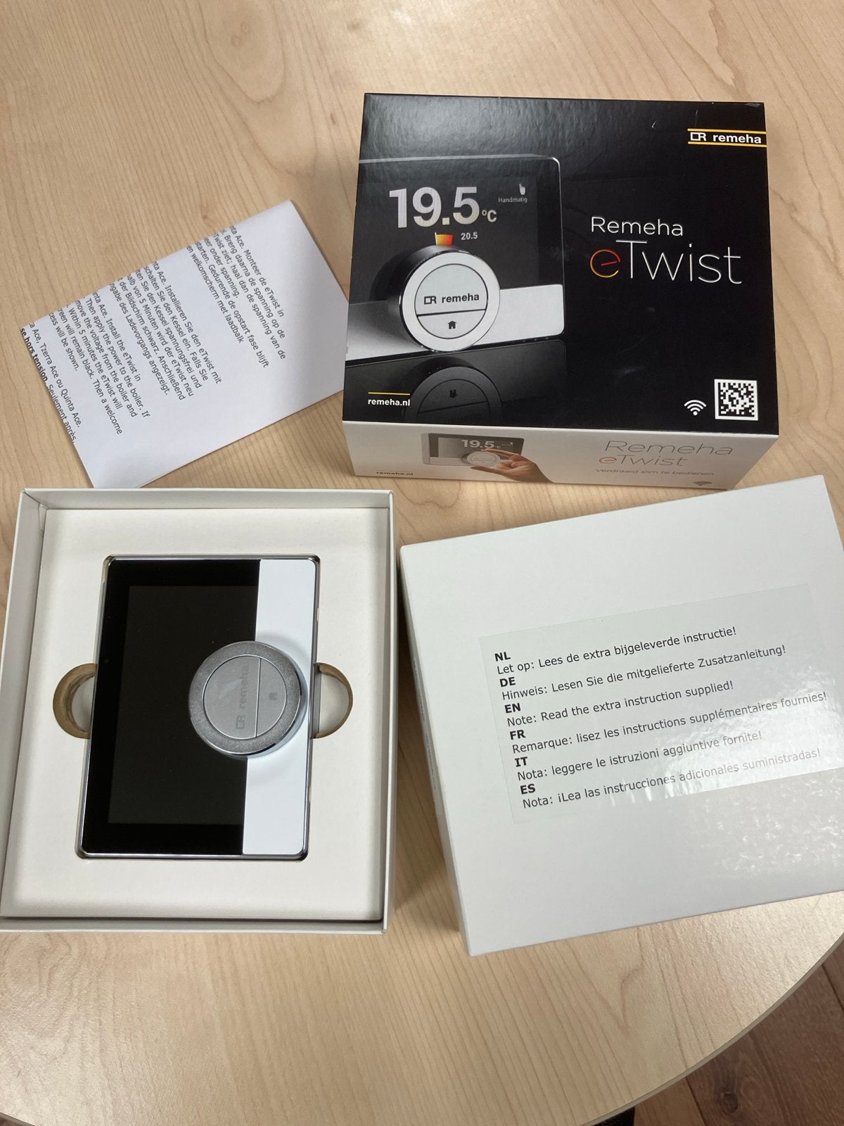 Remeha eTwist Slimme Thermostaat - Nieuw in Doos, Ophalen of Verzenden, Slimme thermostaat, Nieuw