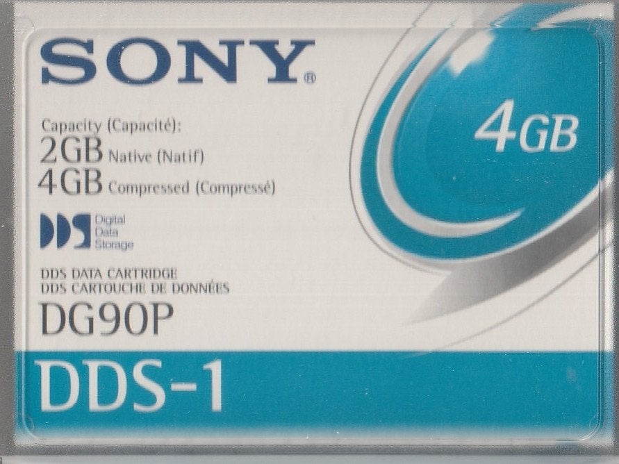 Sony DDS bandjes van 4 GB, SSD, Ophalen of Verzenden, Zo goed als nieuw, Desktop