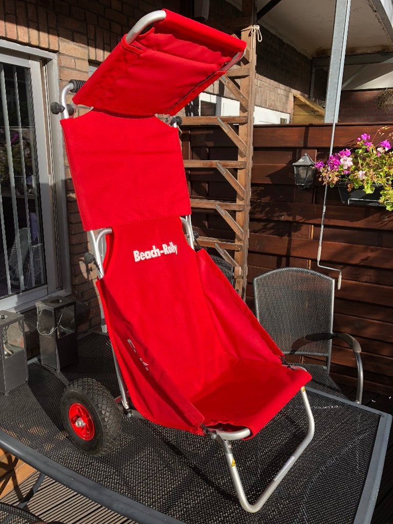 Mooie rode Beach Rolly, Ophalen of Verzenden, Opvouwbaar, Nieuw