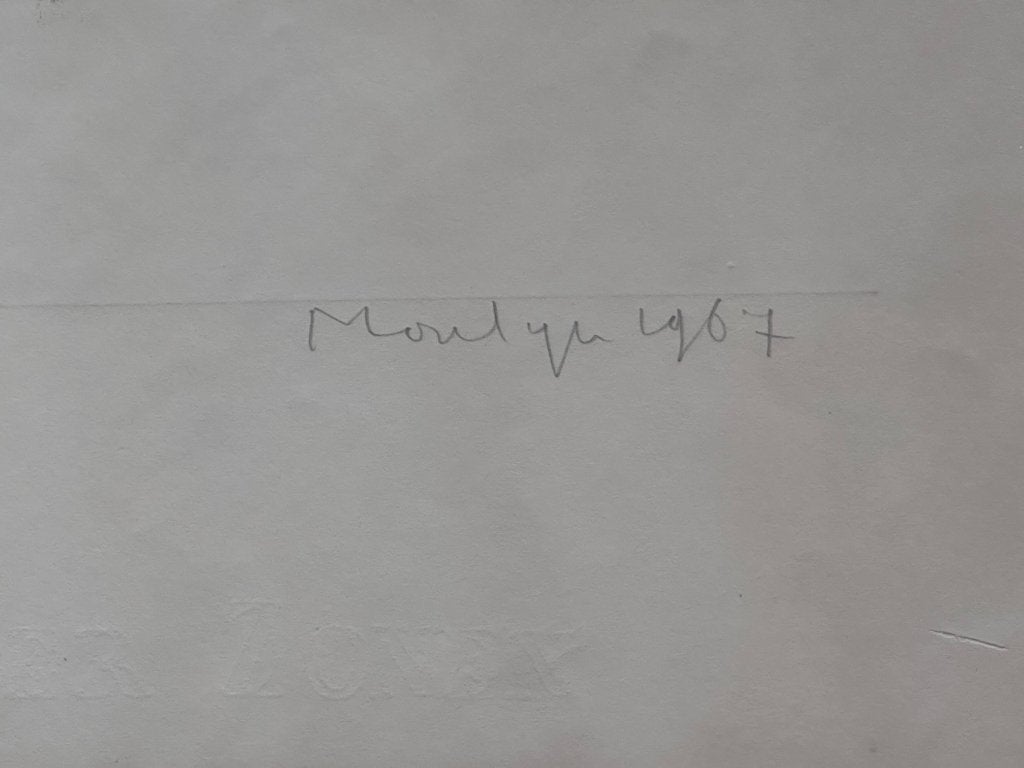 Jan Montyn ets, Ophalen, Ets, Gesigneerd, 1950 - 1999
