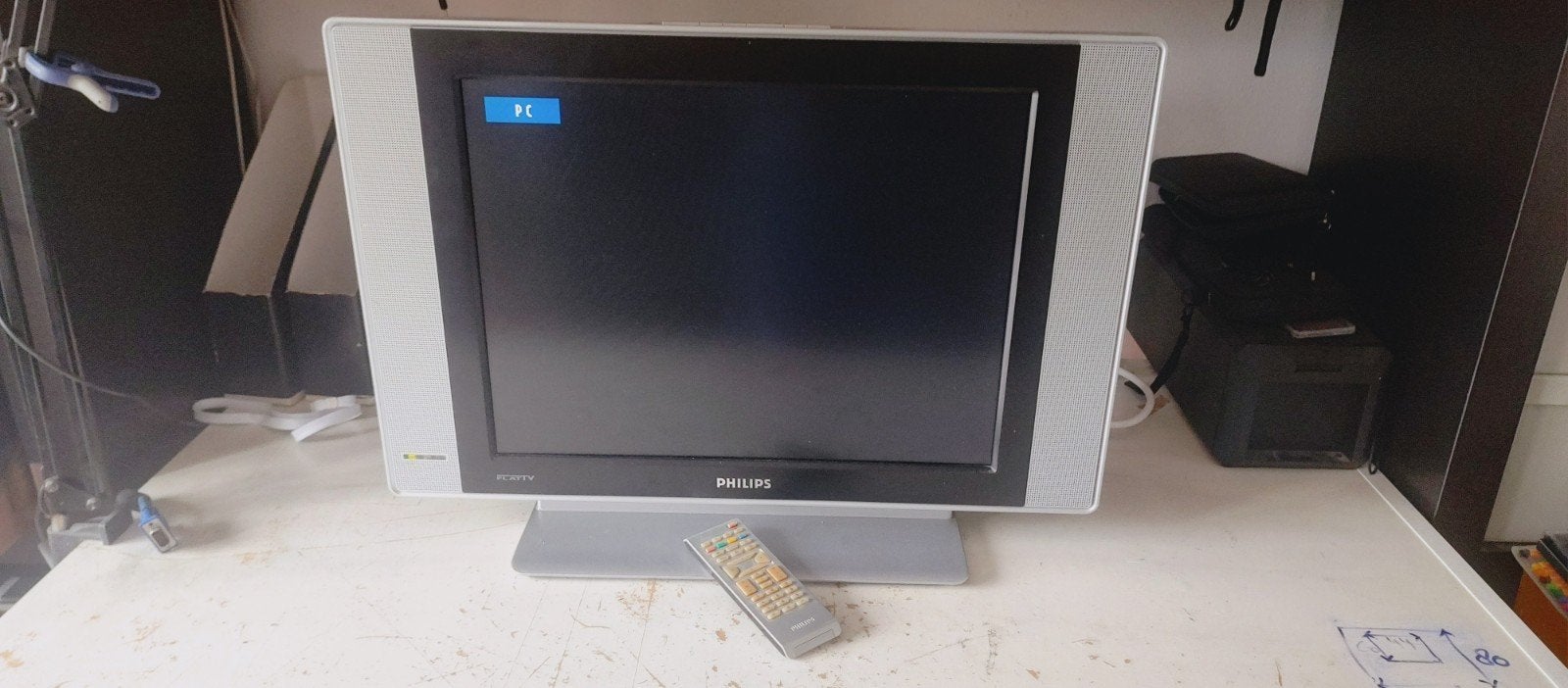 TV en dvd speler, Ophalen, Philips, Gebruikt, 50 Hz