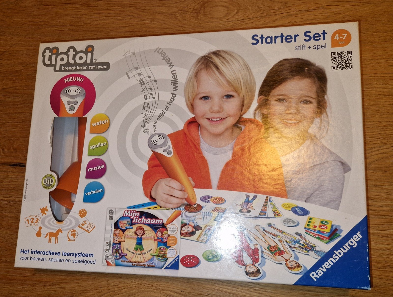 Tiptoi Starter Set met spel 'Mijn Lichaam', Ophalen of Verzenden, Zo goed als nieuw, Taal en Lezen