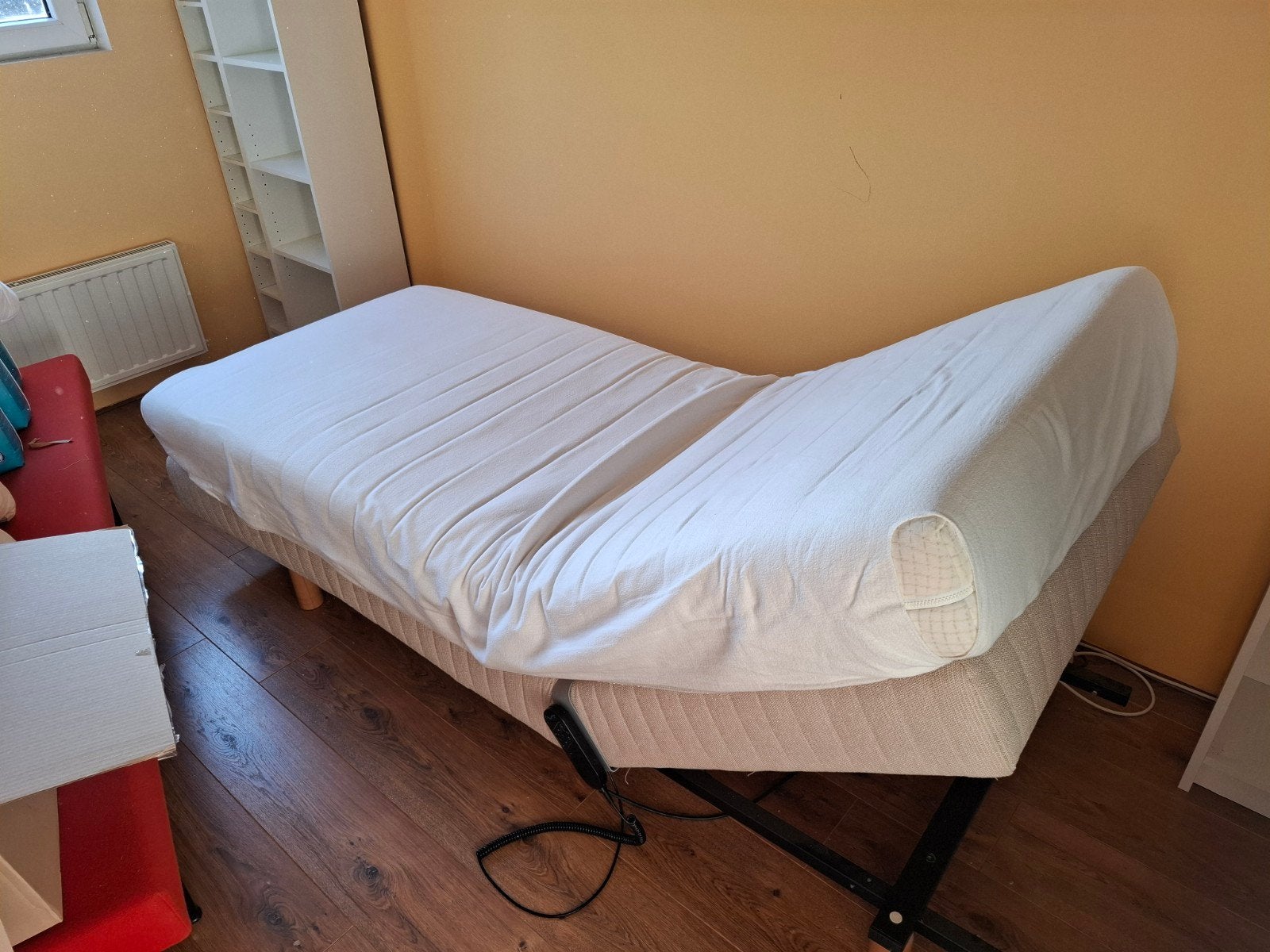 Norma Classic Boxspring - Elektrisch Verstelbaar, Ophalen, Gebruikt, 90 cm, Eenpersoons