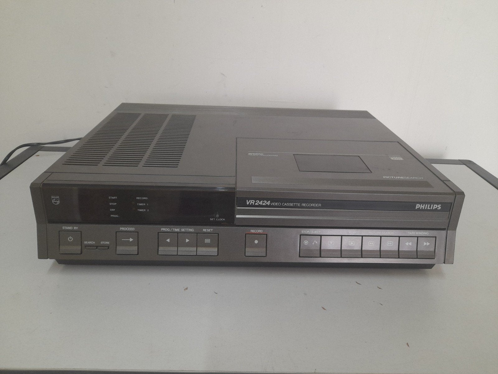 Philips VR2424 video 2000 cassette recorder, Ophalen of Verzenden, Gebruikt, Video 2000-speler of -recorder