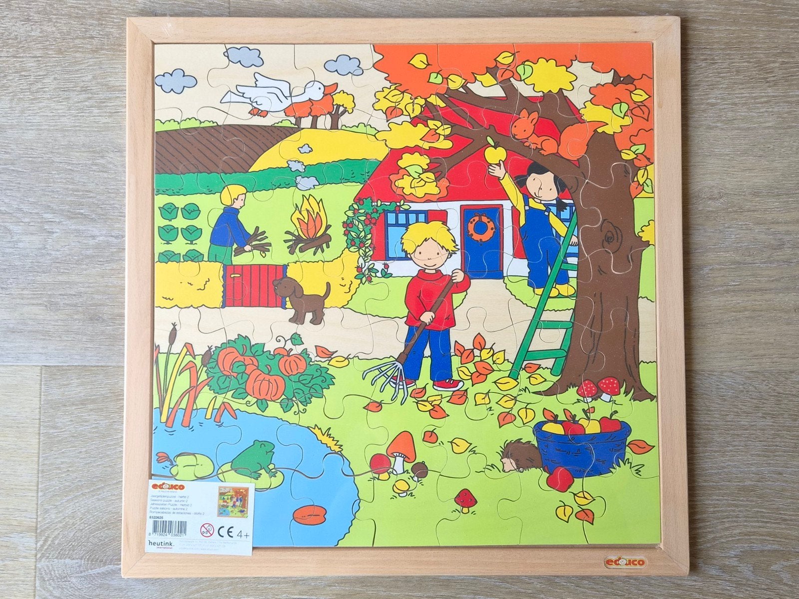 Educo houten seizoenpuzzel Herfst (49 stukjes)
Nieuw, Ophalen of Verzenden, Nieuw, Puzzelen