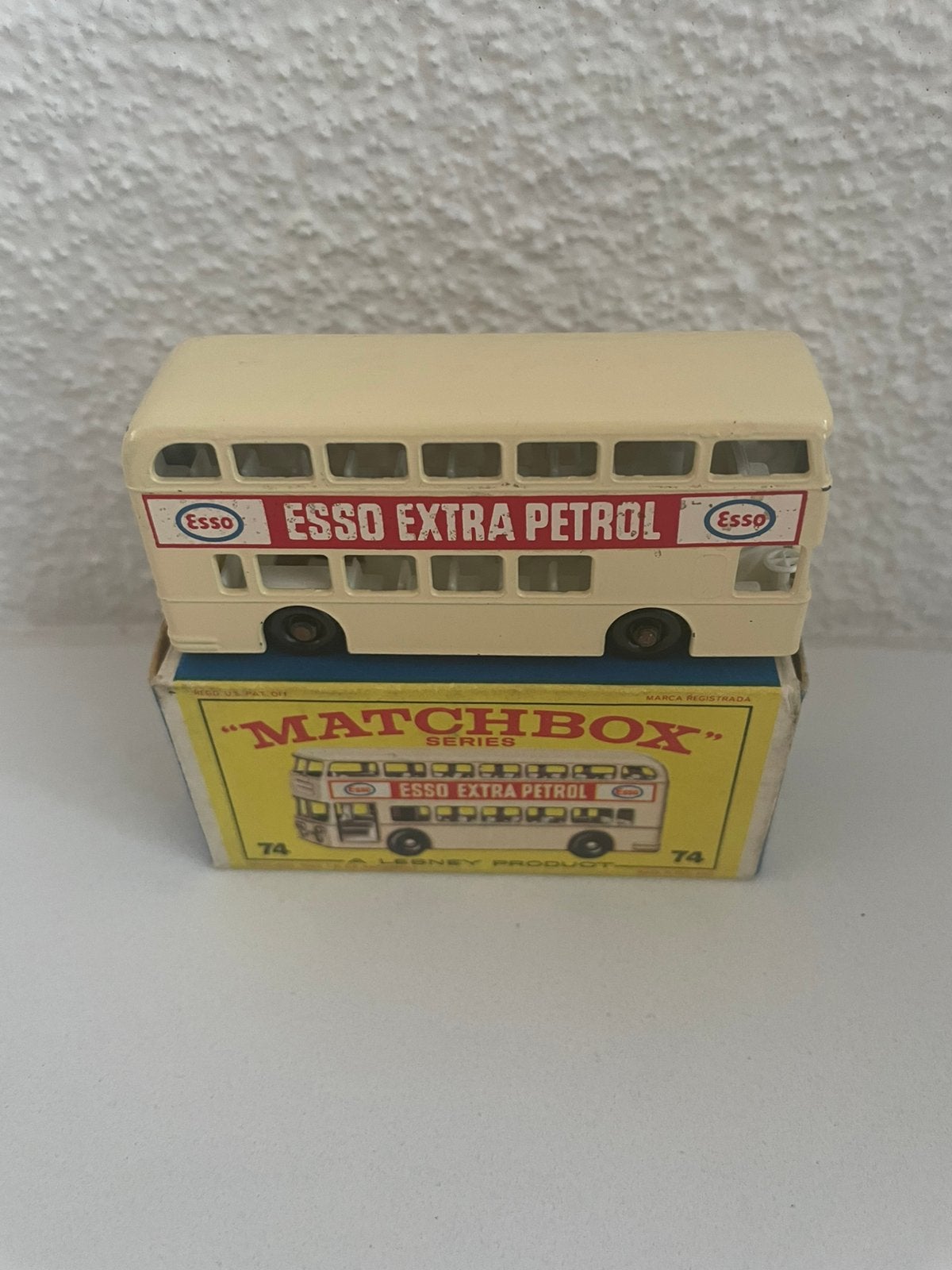 Originele Matchbox 1:87 Esso bus 47 + doosje MINT, Ophalen of Verzenden, Nieuw, Bus of Vrachtwagen, Matchbox