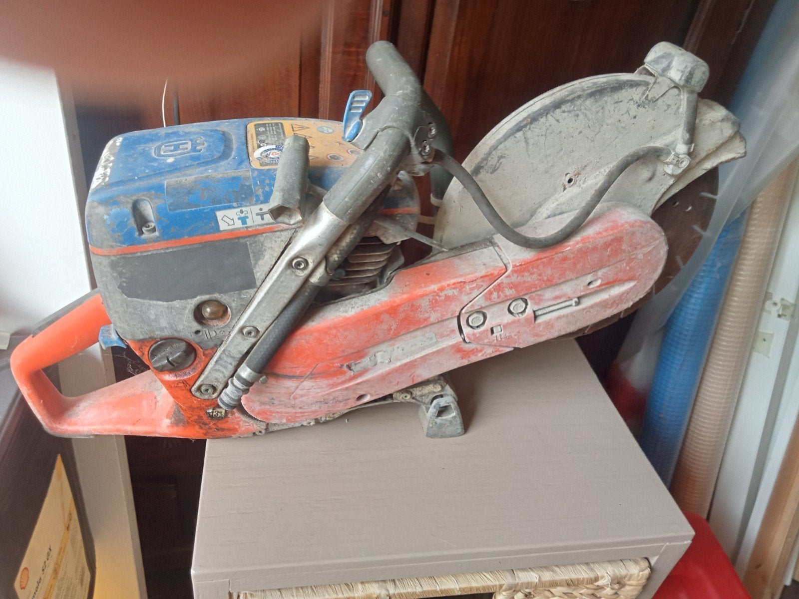 Husqvarna doorslijper K760 - Krachtige zaagmachine, Gebruikt, 70 mm of meer, Overige typen, Ophalen of Verzenden