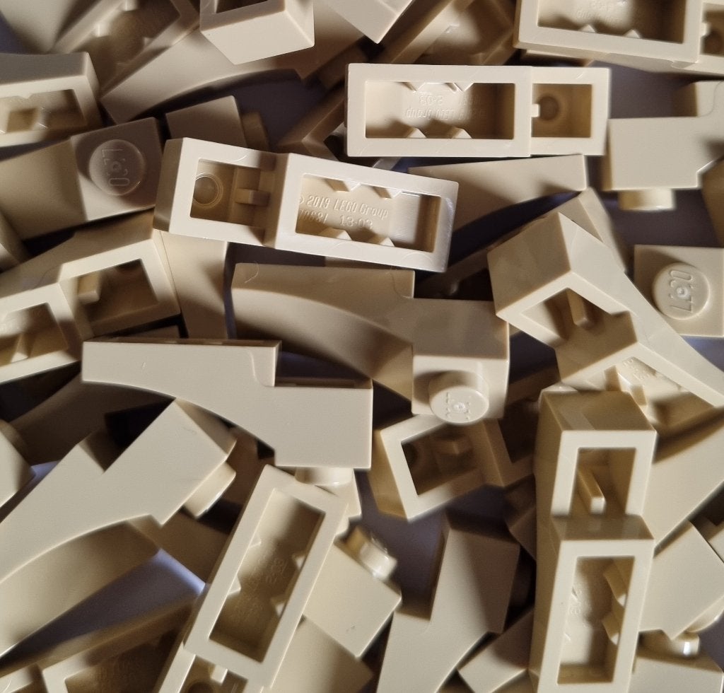 Lego 1x3 arch inverted, Tan (per 50), Ophalen of Verzenden, Nieuw, Losse stenen, Lego