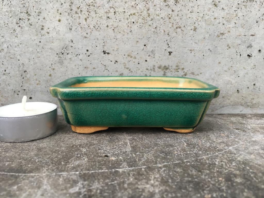 Bonsai schaal pot 10x5,5x3cm *****, Tuin en Terras, Ophalen of Verzenden, Zo goed als nieuw, Overige vormen, Aardewerk