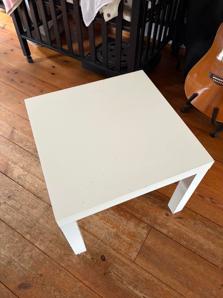 Ikea tafel wit, Huis en Inrichting, Tafels | Salontafels, Ophalen, Gebruikt, 50 tot 100 cm, Vierkant