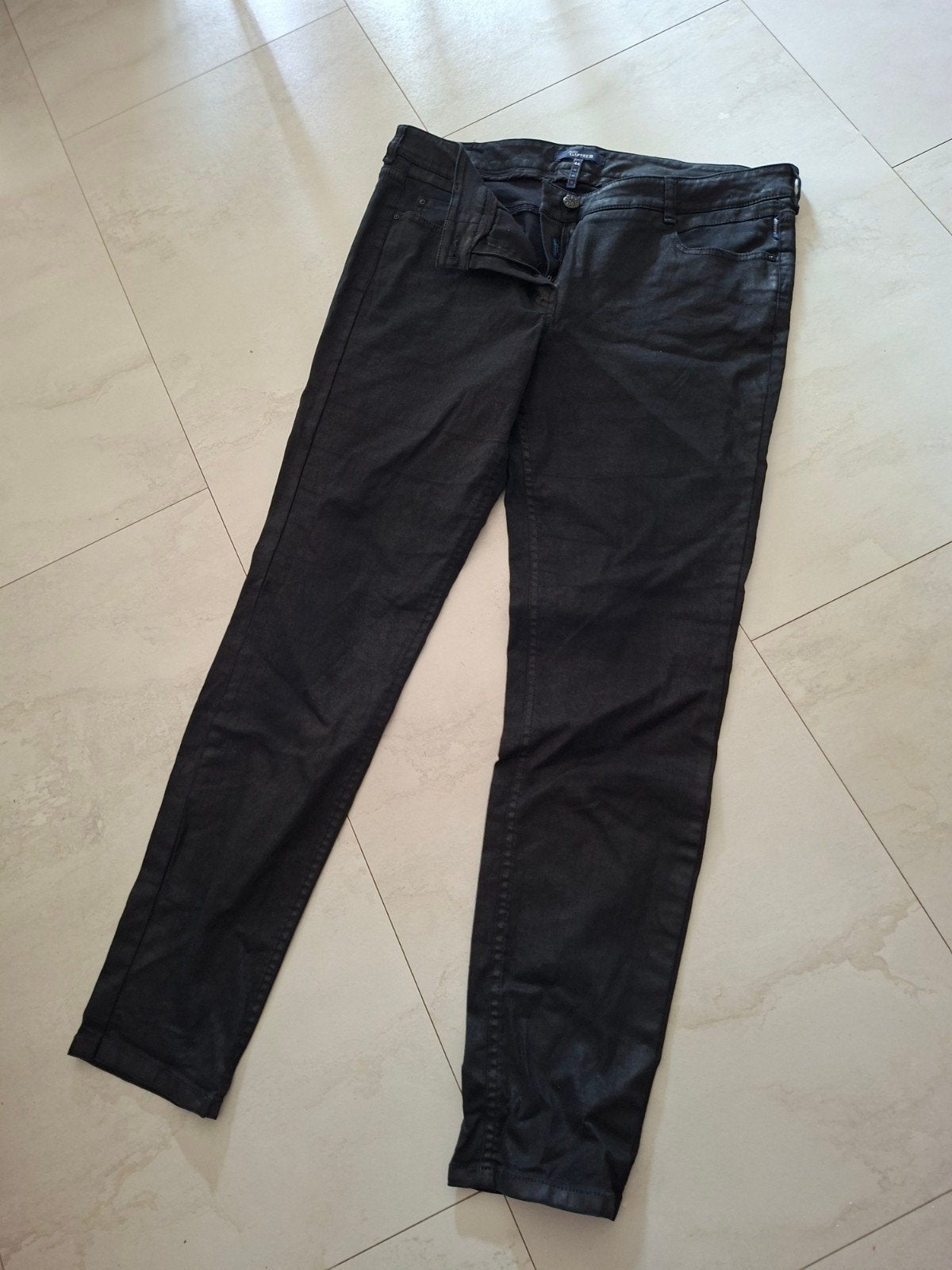 broek maat:44, Kleding | Dames, Zwart, Ophalen of Verzenden, Zo goed als nieuw, W33 - W36 (confectie 42/44)