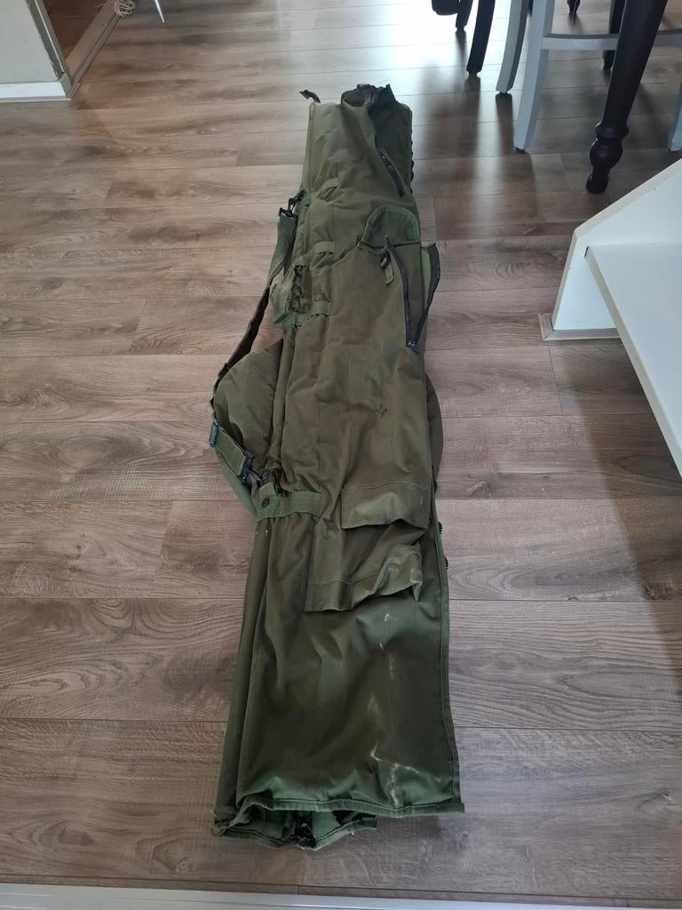 Karperhengels (2x) met foedraal en rodpod, Ophalen, Gebruikt, Complete set