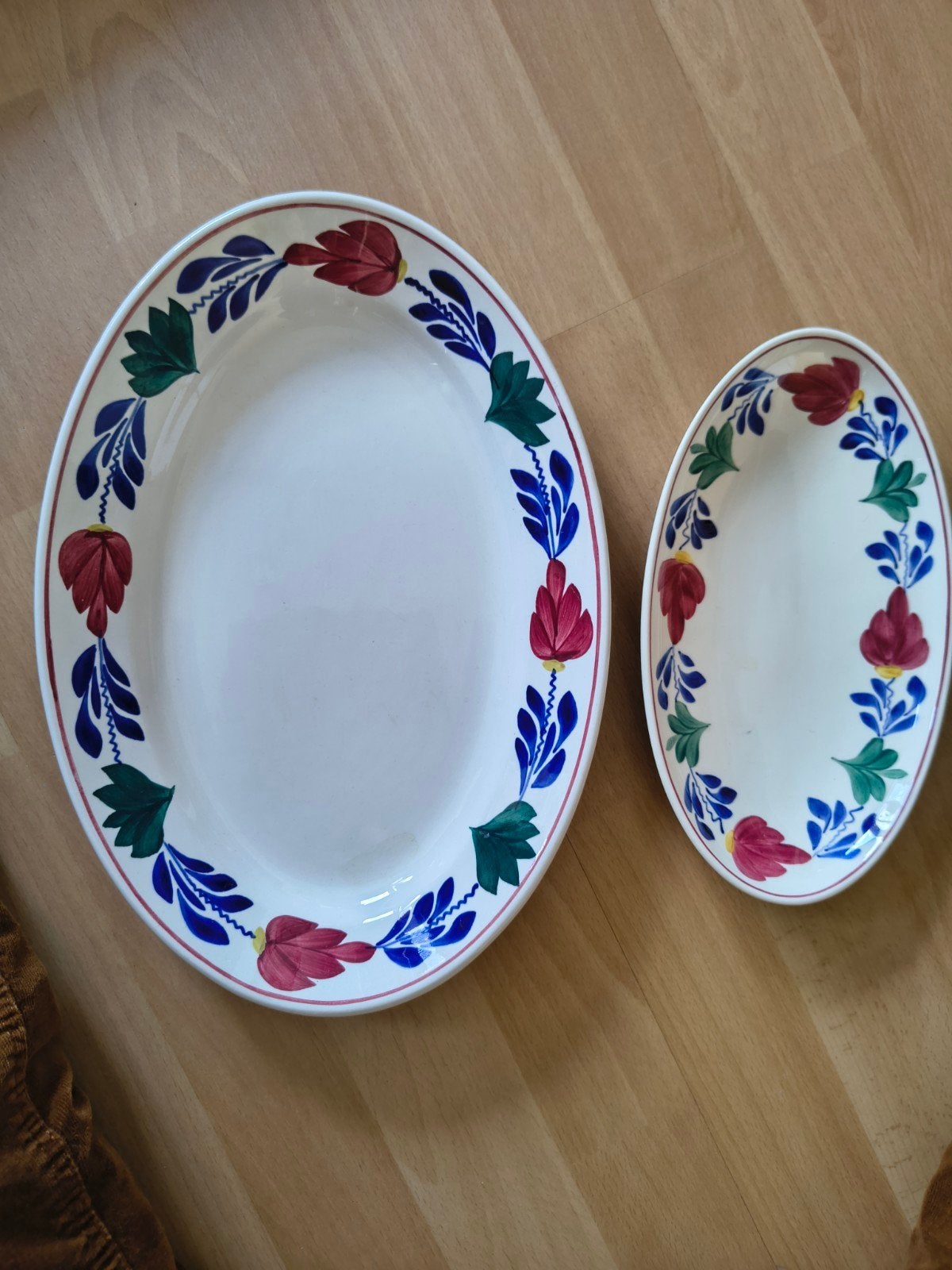 2x Sphinx Maastricht Boerenbont ovale schalen, Ophalen