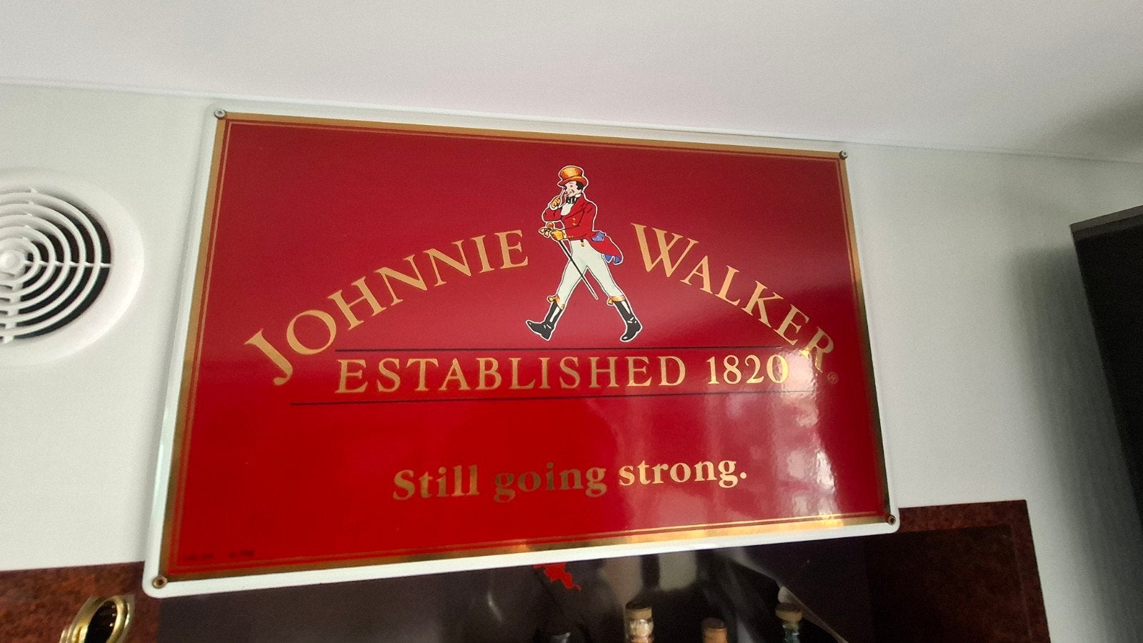 Johnnie Walker Emaille Reclamebord - Limited Edition, Ophalen of Verzenden