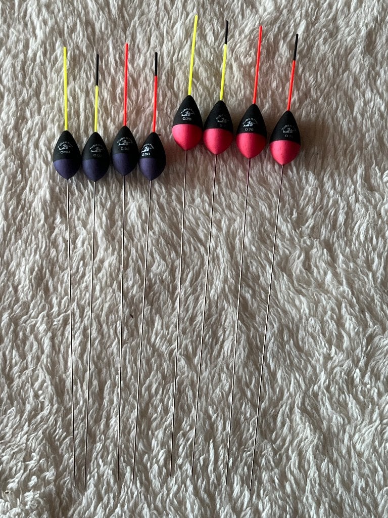 adv 81 / NIEUW serie 8 dobbers TUBERTINI, Ophalen of Verzenden, Nieuw, Dobber of Lood