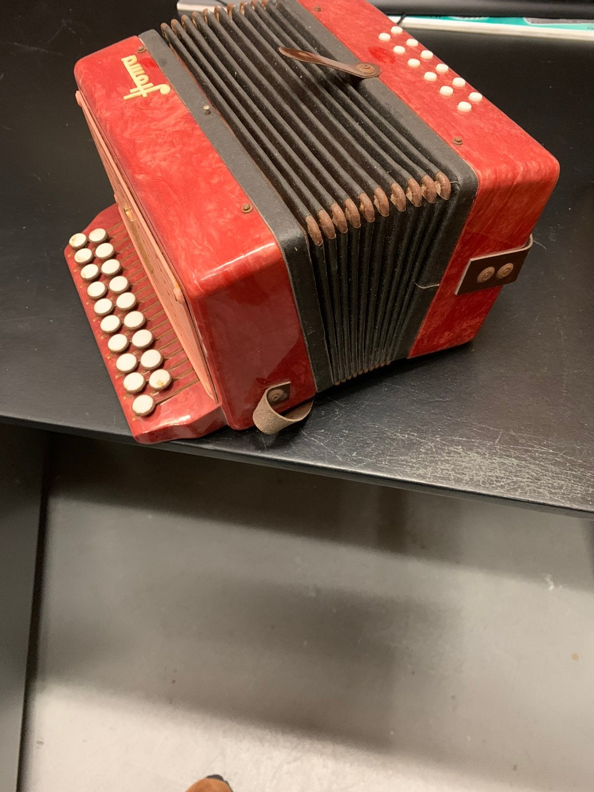 Mooie decoratieve accordeon - Hohner, Muziek en Instrumenten, Accordeons, Ophalen, Gebruikt, Overige formaten, Toetsaccordeon